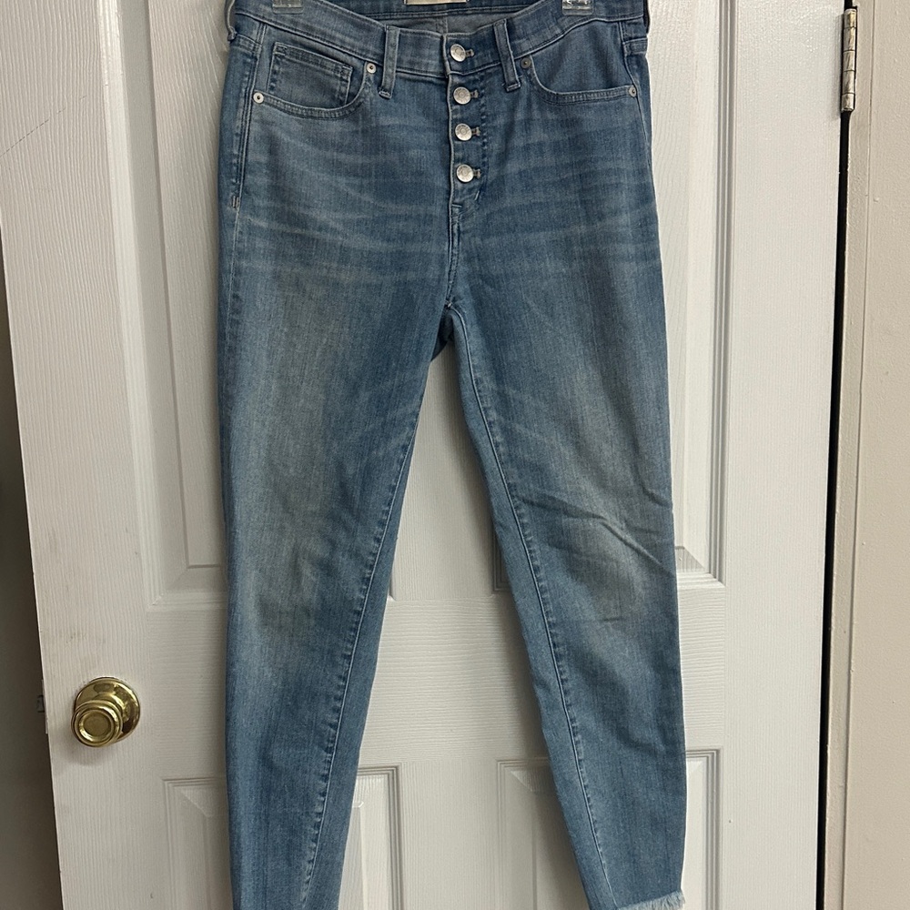 Madewell High Rise Light Blue Jeans